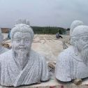 泸州 白麻花岗岩石材人物立体雕刻