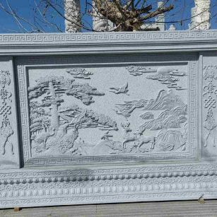 泸州 芝麻白大型照壁，屏风，影壁