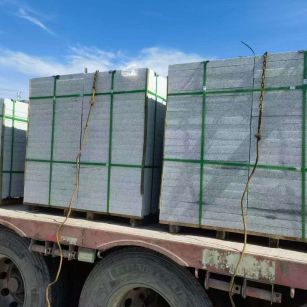 泸州 芝麻白花岗岩地铺石装车日常