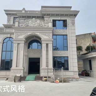 泸州 白麻花岗岩别墅外墙干挂