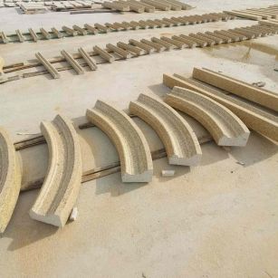 泸州 黄金麻花岗岩别墅线条