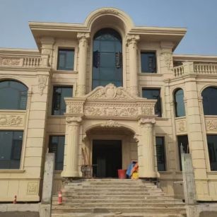 泸州 黄金麻花岗岩别墅外墙干挂