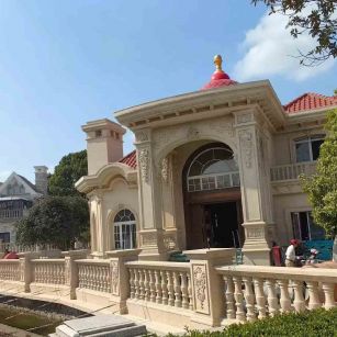 泸州 黄金麻花岗岩欧式别墅