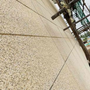 泸州 黄金麻花岗岩荔枝面外墙干挂石材效果示例