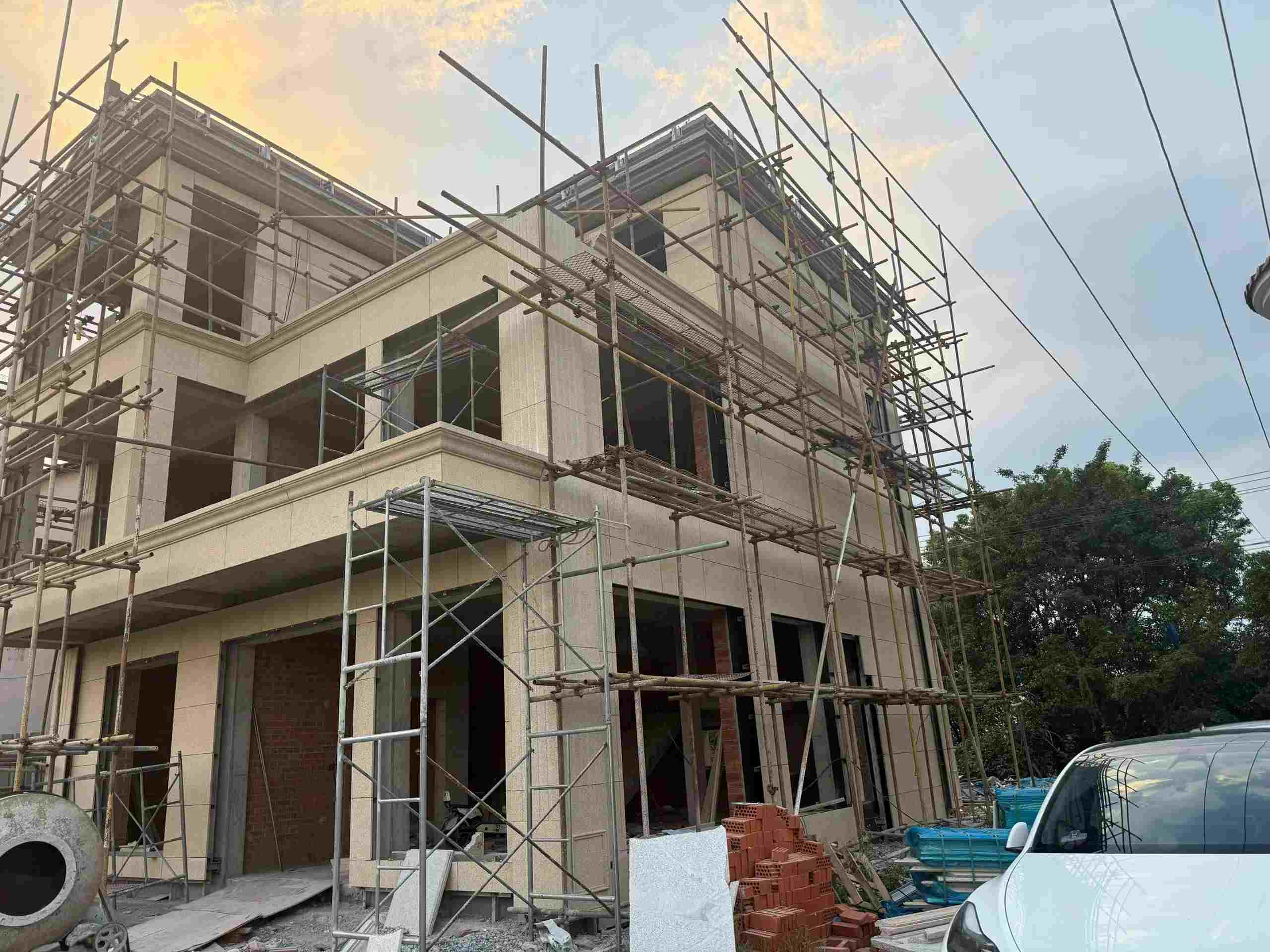 泸州 黄金麻荔枝面花岗岩外墙干挂