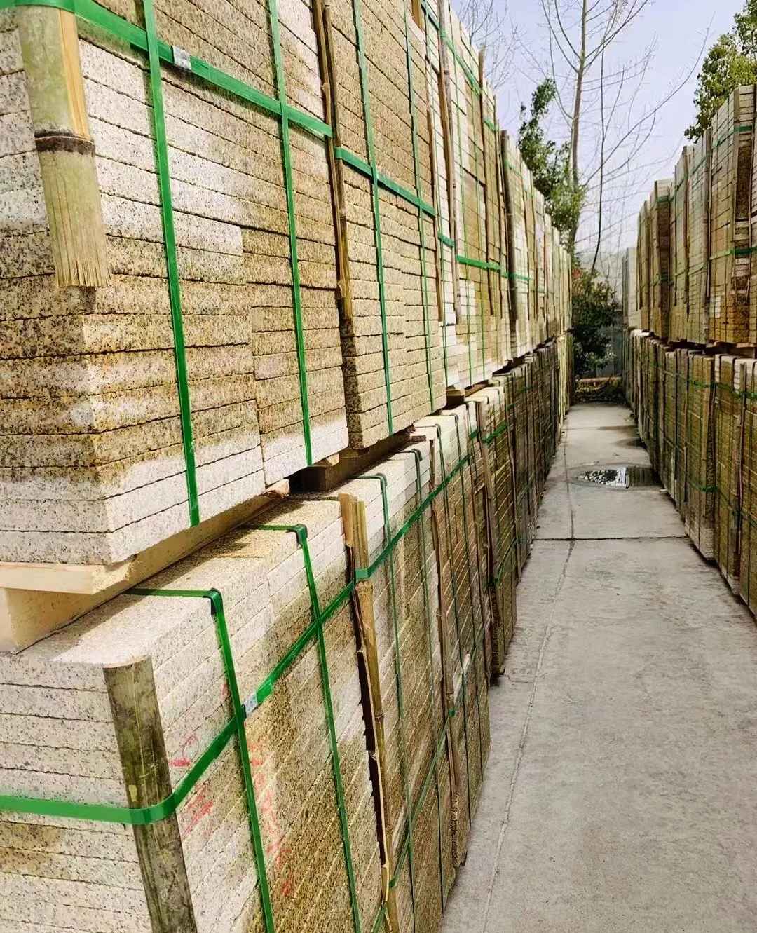 泸州 黄金麻花岗岩荔枝面地铺石