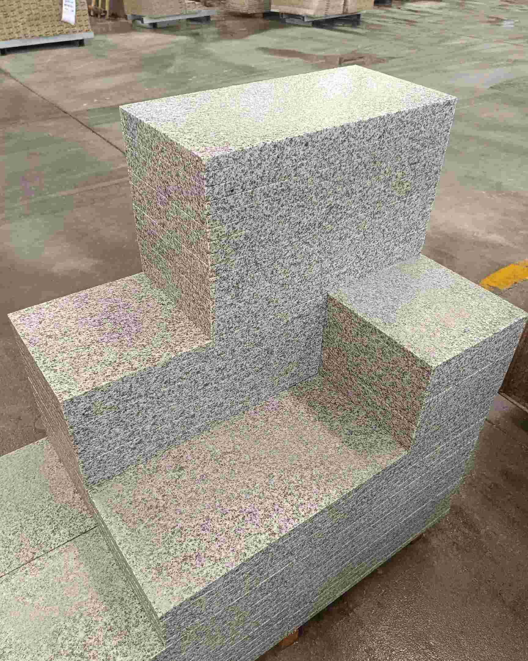 泸州 白麻花岗岩荔枝面地铺石