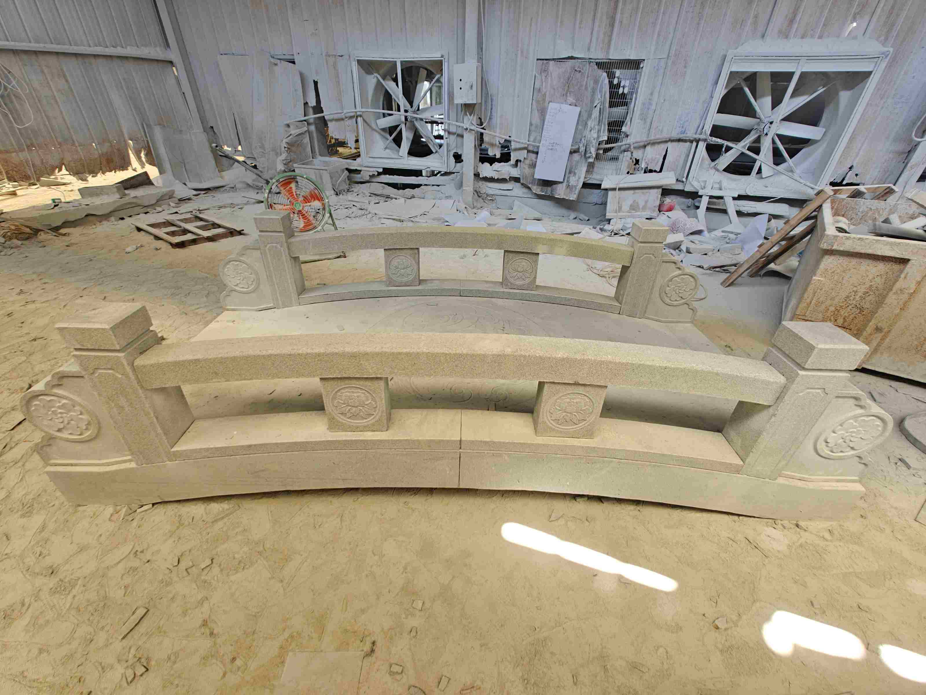 泸州 芝麻灰花岗岩异形加工-拱桥，石桥