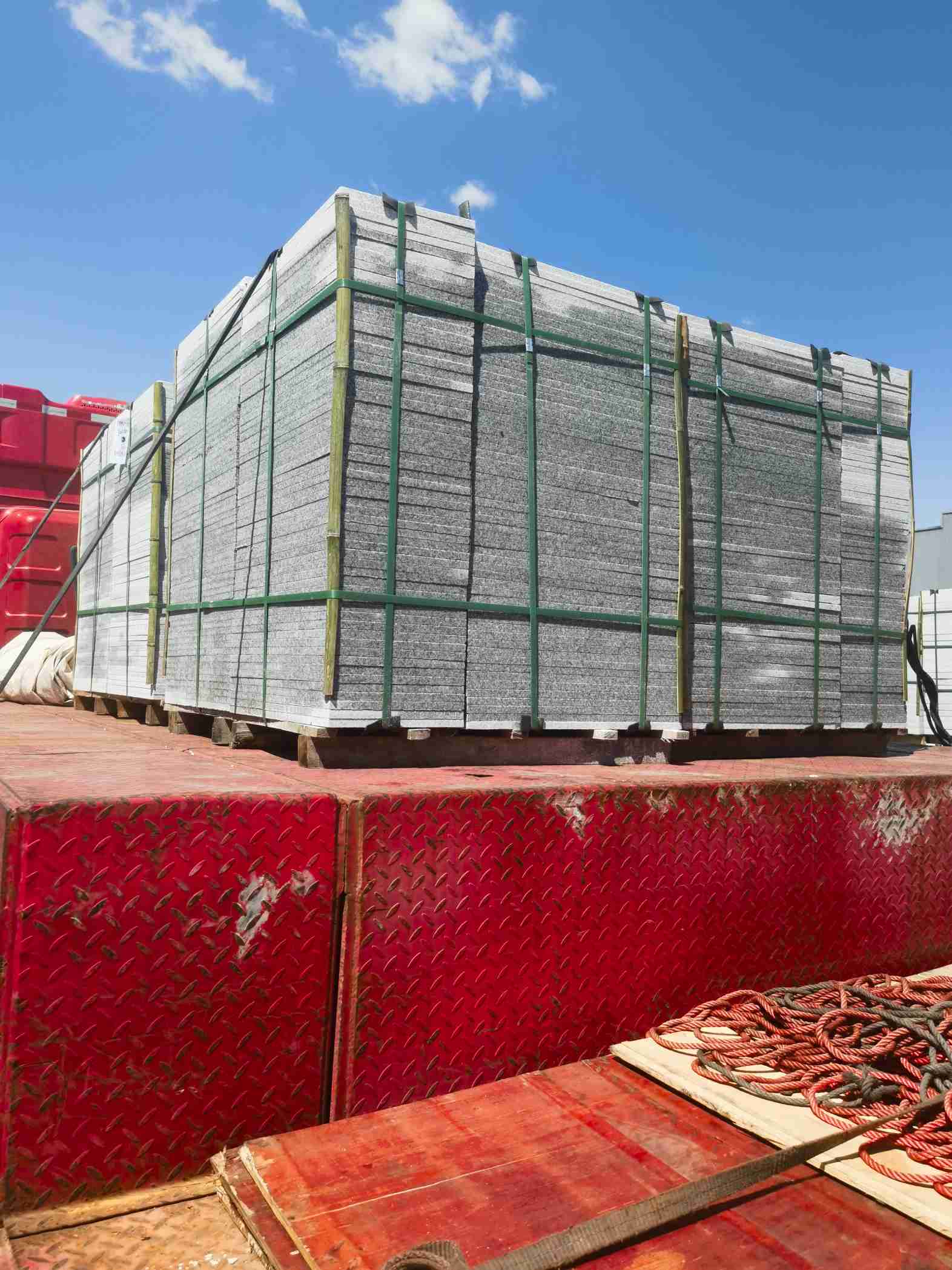 泸州 芝麻白火烧规格板地铺石300*600/600*600