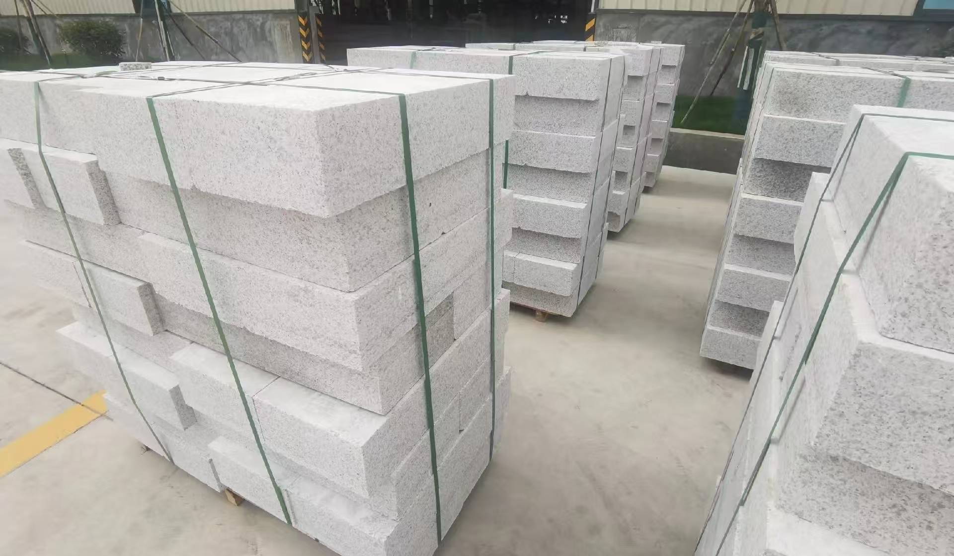 泸州 白麻花岗岩路沿石，立缘石，平缘石，路牙石，道牙石，马路牙子等