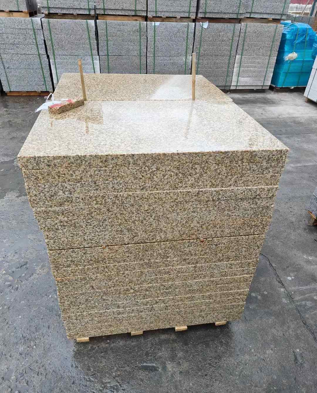 泸州 湖北黄金麻花岗岩石材荔枝面外墙石材