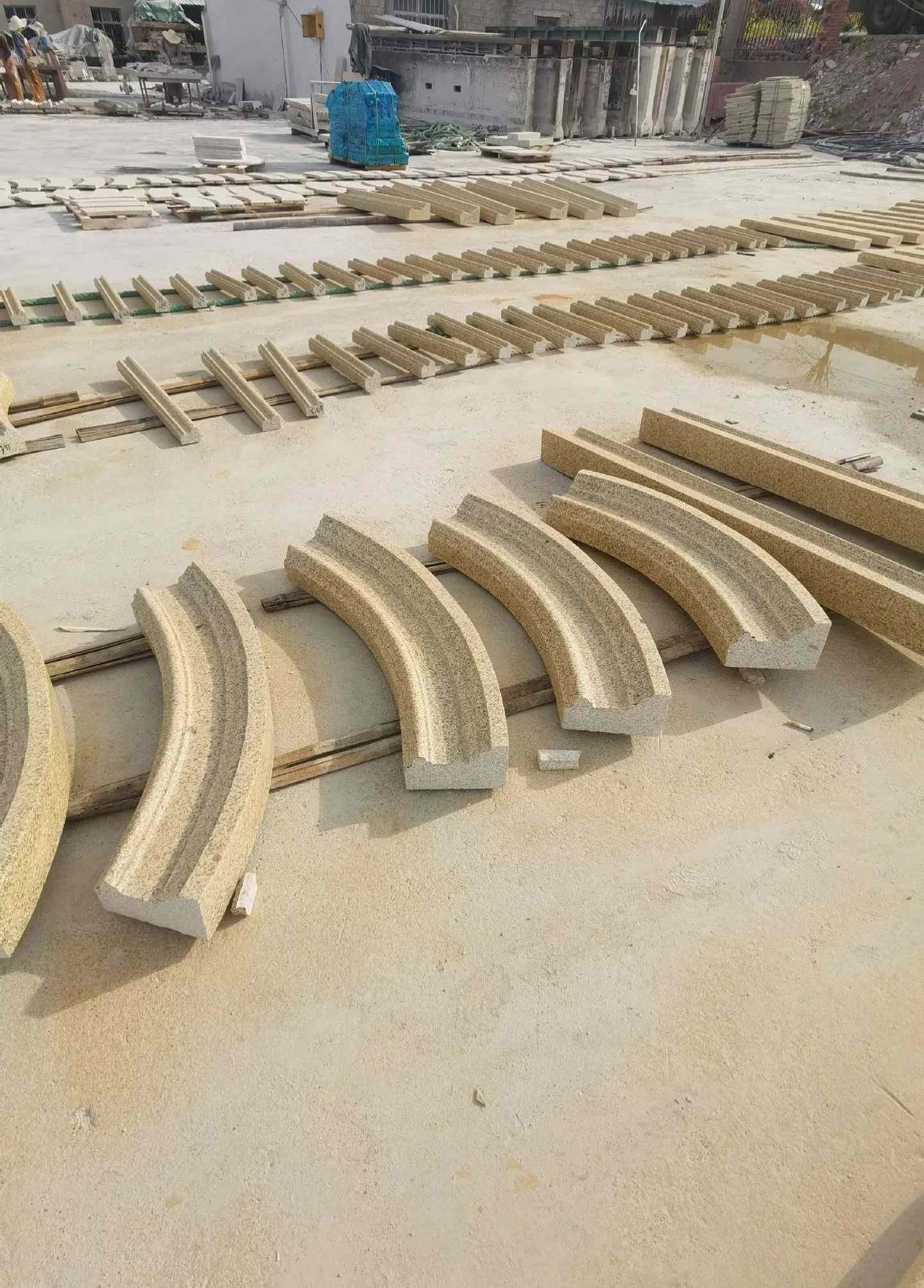 泸州 黄金麻花岗岩别墅线条